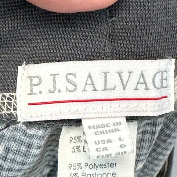 PJ Salvage Drawstring Mini Heart Print Lounge Sleep Pant - Charcoal Grey - Picture 5 of 7